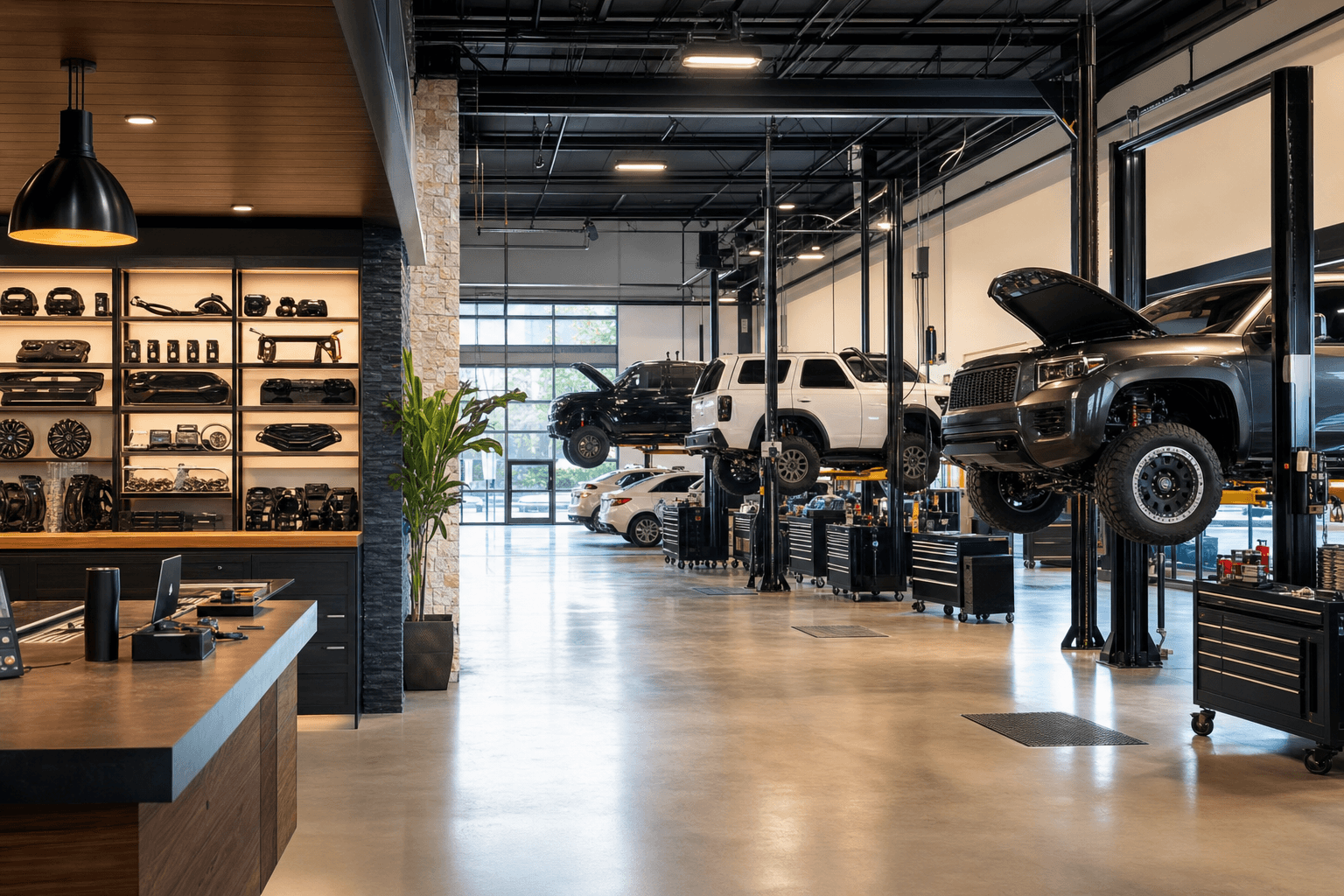 Our Westland service bays
